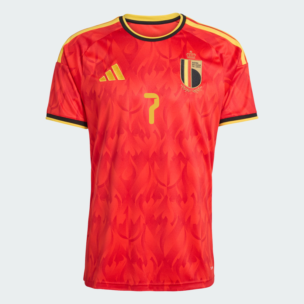 Adidas Belgium 2026 Home Jersey – Kevin De Bruyne #7